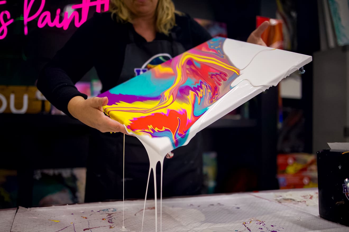fluid art painting