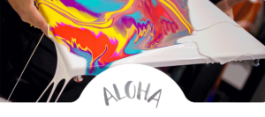 Hawaii Fluid Art Fluid Art On Canvas