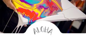 Hawaii Fluid Art Header