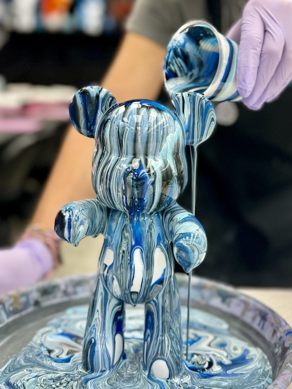 Bear Blue white black